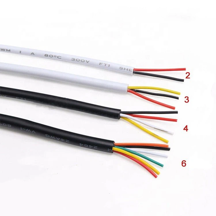 450/750v PVC plášť Izolace stíněný automobilový vícežilový stíněný signální a řídicí kabel